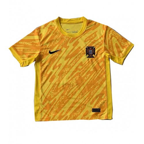 Fotbalové Dres Portugalsko Brankářské Domácí ME 2024 Krátký Rukáv